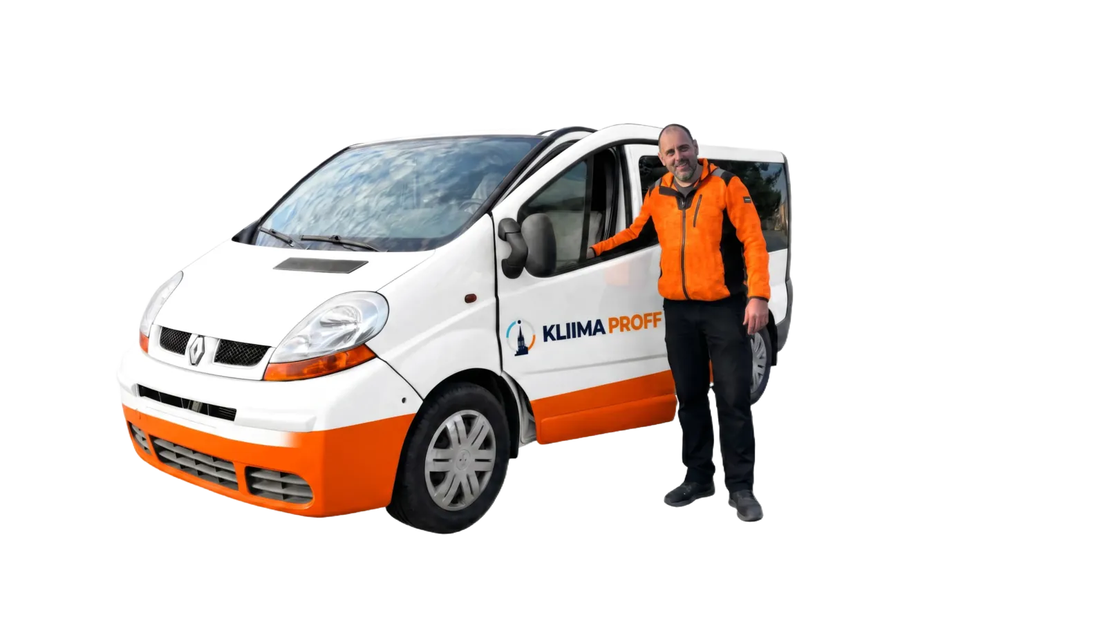 Kliimaproff paigaldusauto ja meister